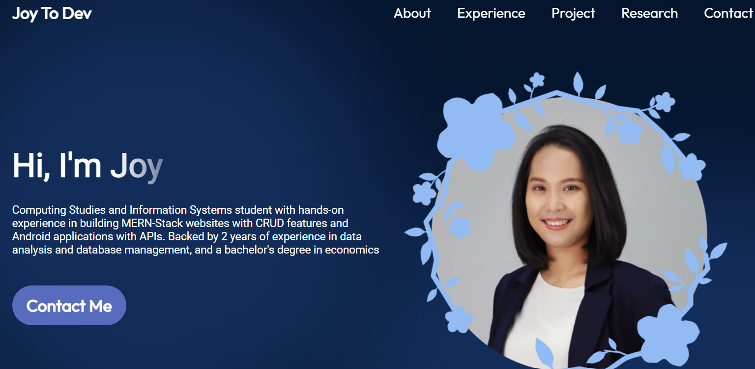 Portfolio Website version 2024